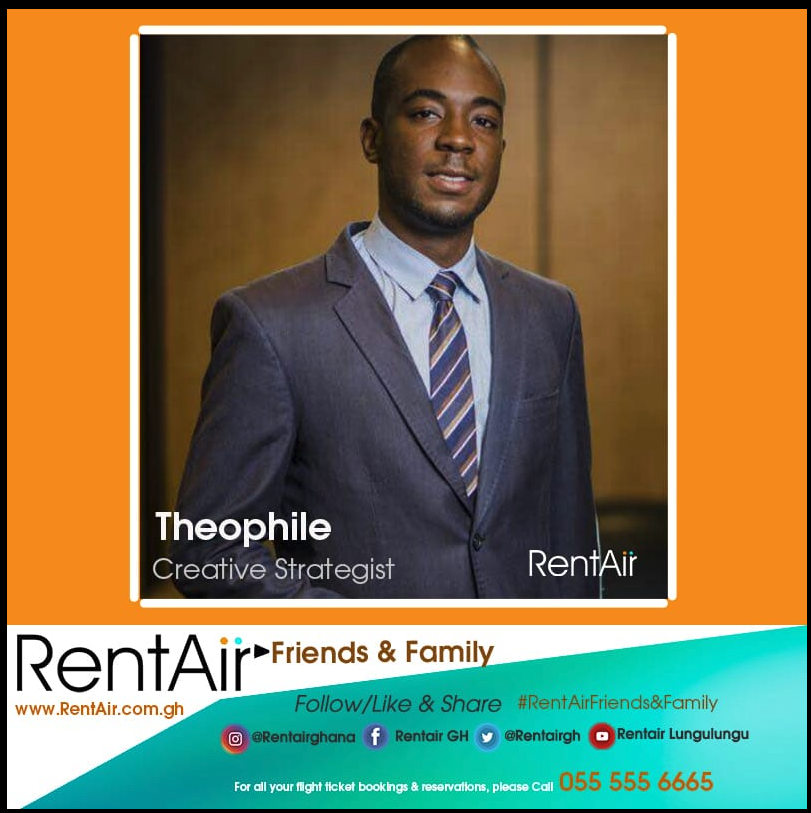 Archived RentAir Ghana campaign featuring Theo